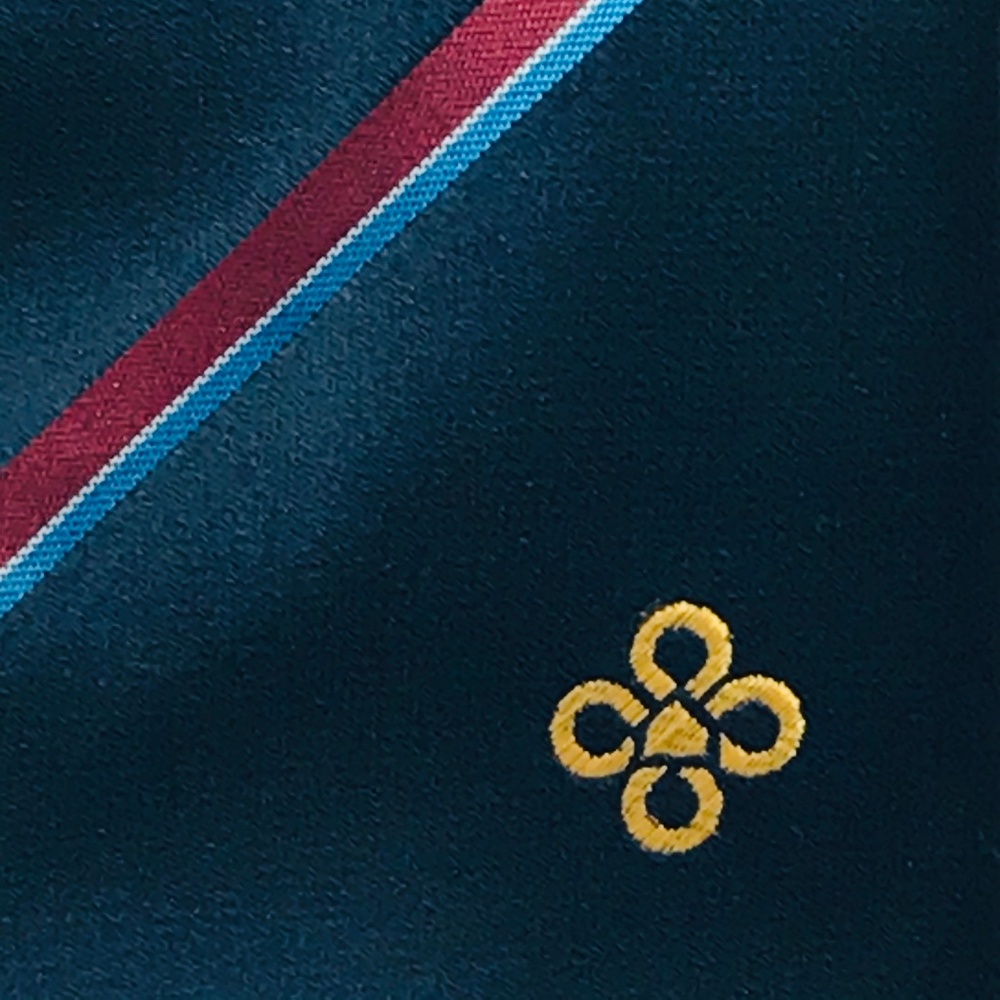 GOLDLION REGIMENTAL PATTERN TIE
